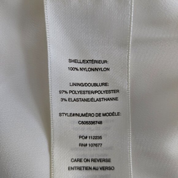 Alice + Olivia Pleated Lace Maxi Skirt Off White SZ 4 - Picture 10 of 11